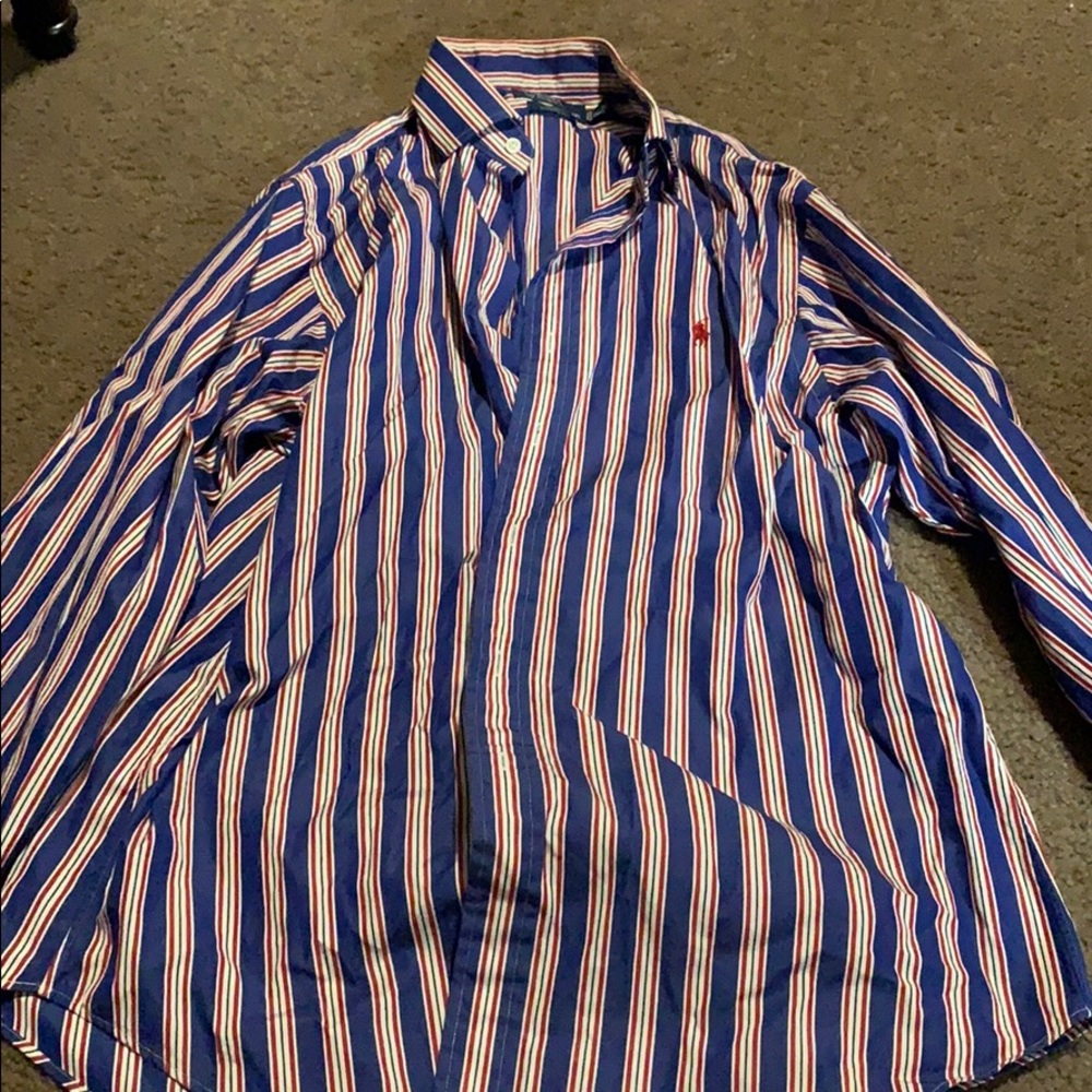 Men’s polo dress shirt